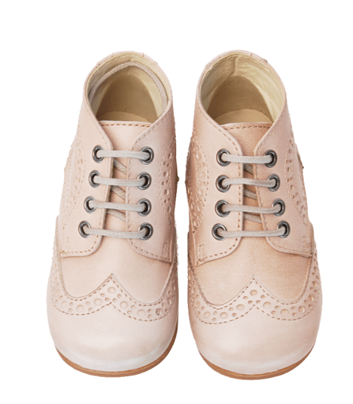Marie Morenz 847 Schnürschuh Lauflernschuhe Beige - Marie Morenz