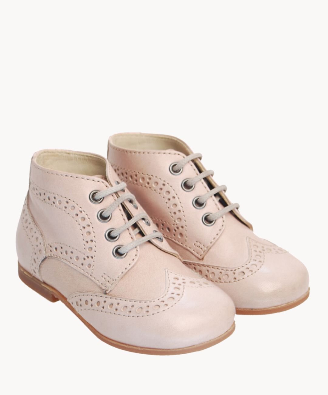 Marie Morenz 847 Schnürschuh Lauflernschuhe Beige - Marie Morenz