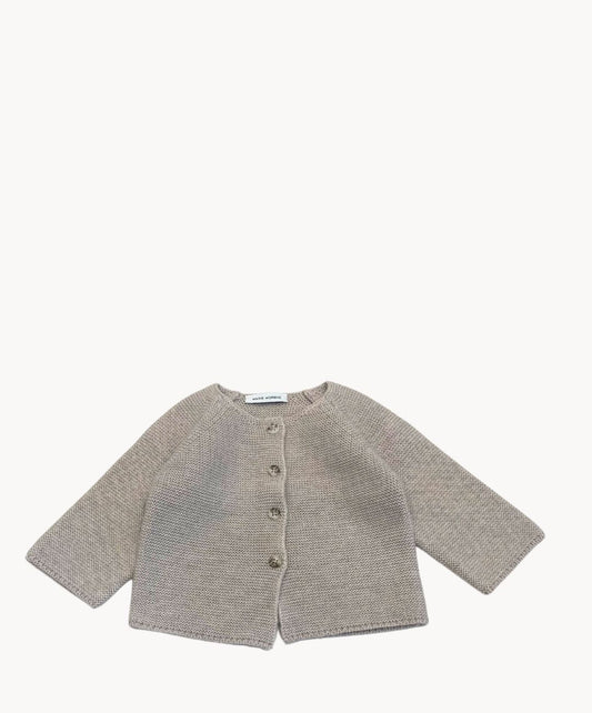 Marie Morenz Babyjacke Merinowolle Links gestrickt - Marie Morenz