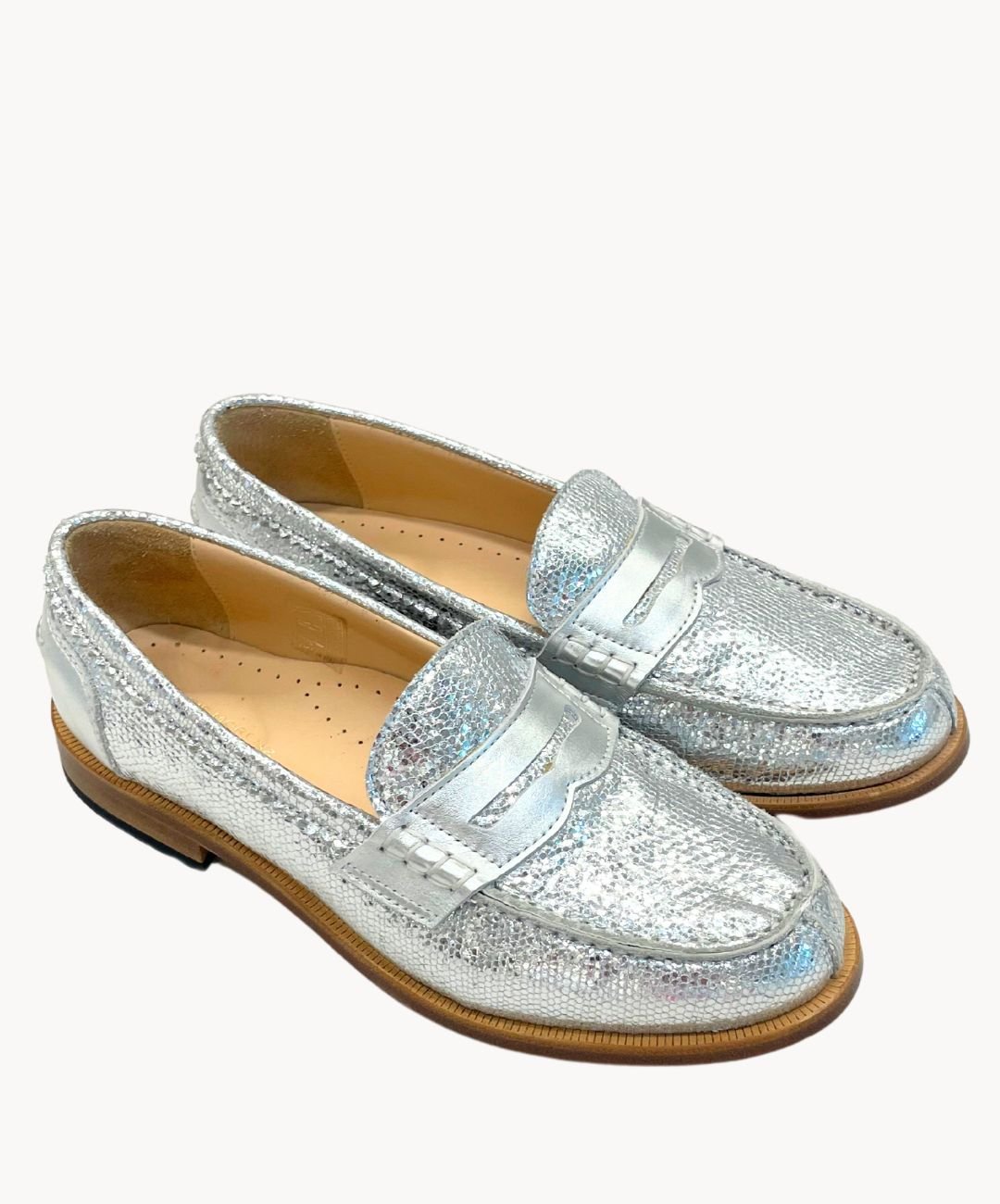 Marie Morenz Collegeschuh Silber - Marie Morenz