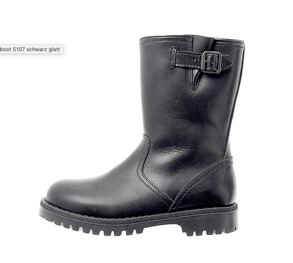 Marie Morenz Gallucci 5107 Lammfell Bikerboot Schwarz - Marie Morenz