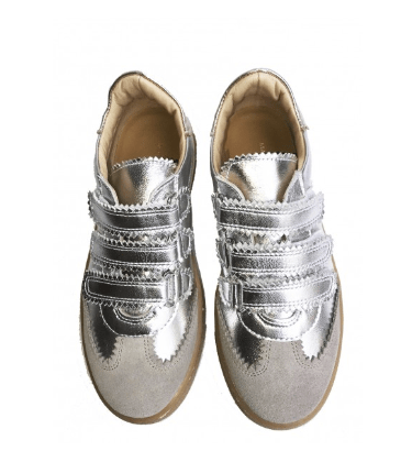 Marie Morenz Klettsneaker Silber - Marie Morenz