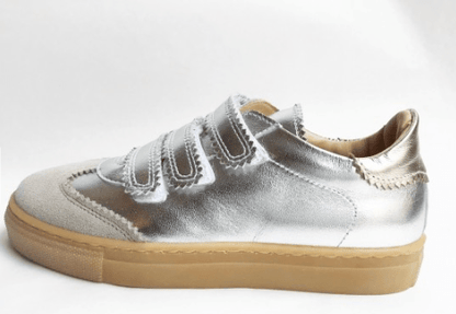 Marie Morenz Klettsneaker Silber - Marie Morenz