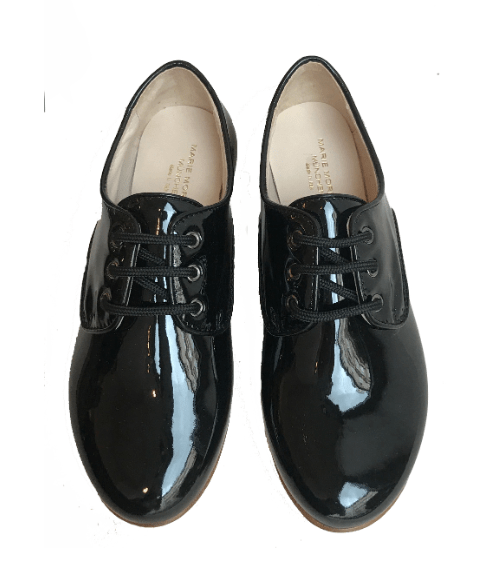 Marie Morenz Lackschuh Schwarz Nero 2018 Ledersohle - Marie Morenz