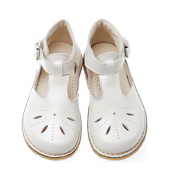 Marie Morenz Lernlaufschuhe 190 Blümchen Creme Kreppsohle - Marie Morenz