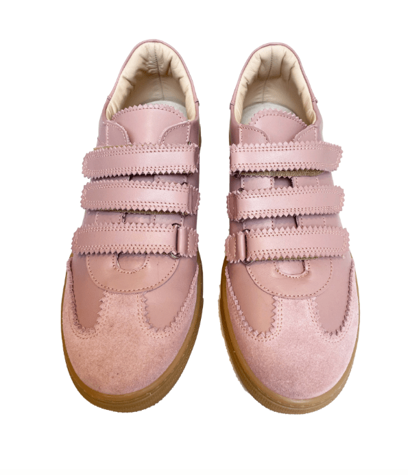 Marie Morenz Sneaker Klett Altrosa - Marie Morenz