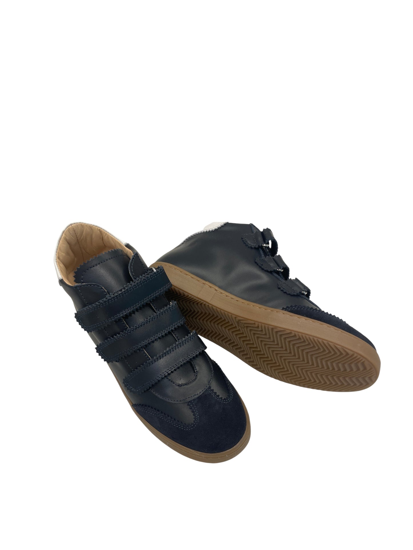 Marie Morenz Sneaker Klett Marine Hoch - Marie Morenz