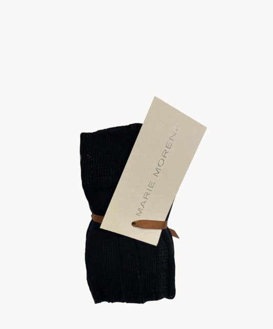 Marie Morenz Strumpfhose Rippe Marine Baumwolle Elasthan - Marie Morenz
