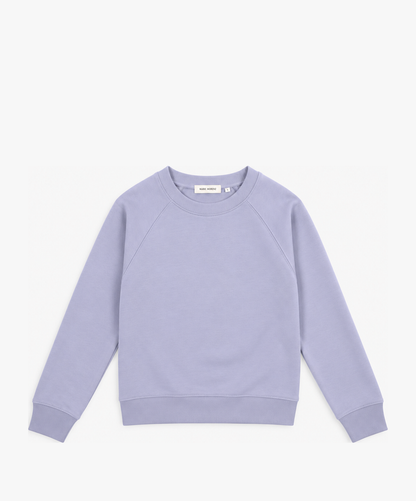 Marie Morenz Sweatshirt Raglan Dame Lavendelusfüllen