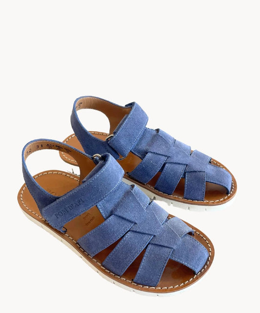 Pom D'Api Axcess Papy Sandale Klett Denim Römersandale - Marie Morenz