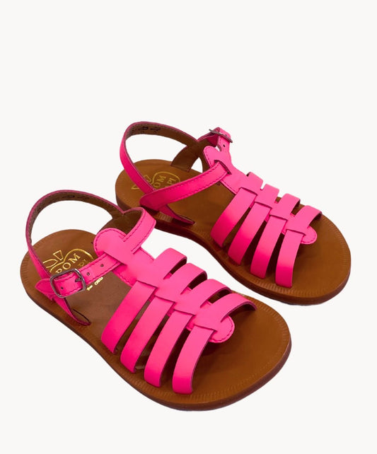 Pom D'API Plagette Strap Neonpink Kinder - Marie Morenz
