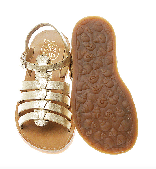 Pom D'API Plagette Strap Platine Kinder - Marie Morenz