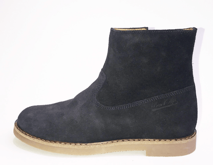 Pom D'Api Trip Boots Velour Antique Navy - Marie Morenz
