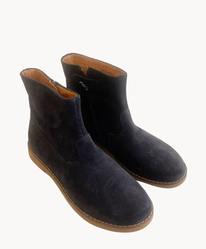 Pom D'Api Trip Boots Velour Antique Navy - Marie Morenz