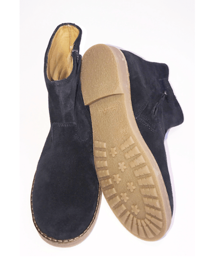 Pom D'Api Trip Boots Velour Antique Navy - Marie Morenz