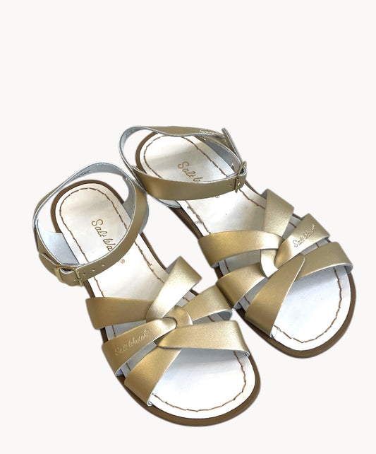 Saltwatersandals Original Gold Dame + Kind