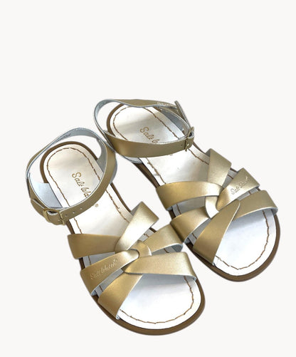 Saltwatersandals Original Gold Dame + Kind - Marie Morenz