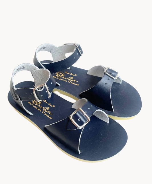 Saltwatersandals Sandale Surfer Marine Kinder - Marie Morenz