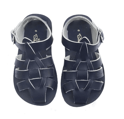 Saltwatersandals Shark Kinder Marine - Marie Morenz