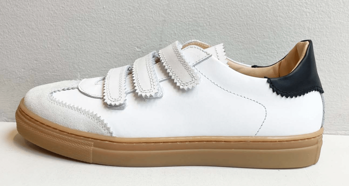 Sneaker Klettverschluss Damen Weiß – Marie Morenz - Marie Morenz