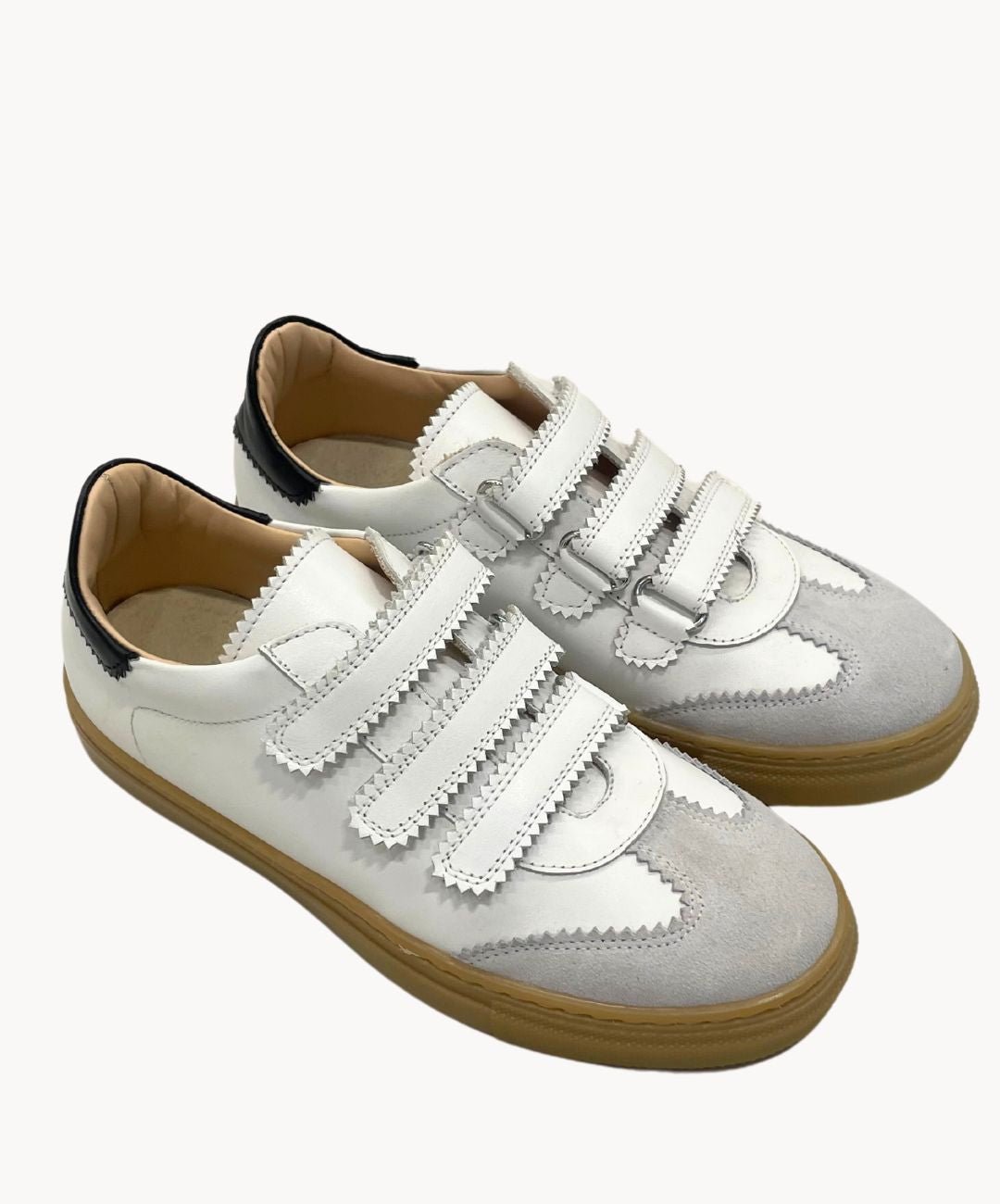 Sneaker Klettverschluss Damen Weiß – Marie Morenz - Marie Morenz