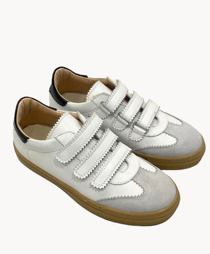 Sneaker Klettverschluss Damen Weiß – Marie Morenz - Marie Morenz