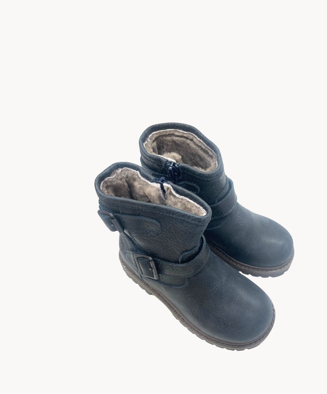 Verdecchia 1403 Klett Boots Lammfell blau - Marie Morenz