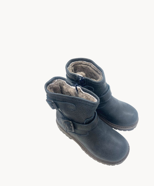 Verdecchia 1403 Klett Boots Lammfell blau - Marie Morenz