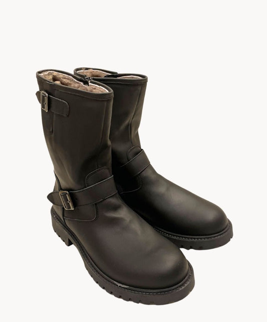Verdecchia 1404 Biker Boot nero - Marie Morenz