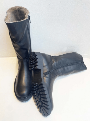 Verdecchia 1412 Stiefel Lammfell Schwarz - Marie Morenz